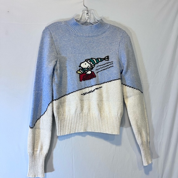 American Eagle Christmas Peanuts Amazing Snoopy Sweater Mock Neck  Small - Picture 1 of 3